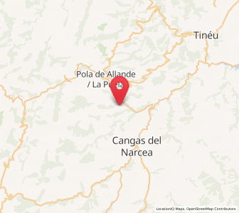 Map of San Martín de Beduledo, Asturias