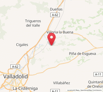 Map of San Martín de Valvení, Castille and León