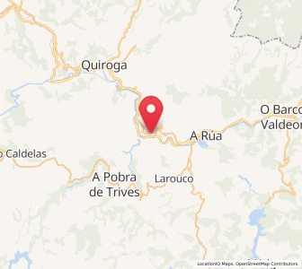 Map of San Miguel de Montefurado, Galicia
