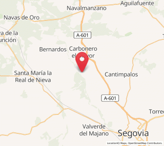 Map of San Pedro, Castille and León