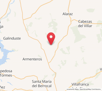 Map of San Simones, Castille and León