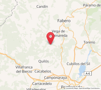 Map of San Vicente, Castille and León