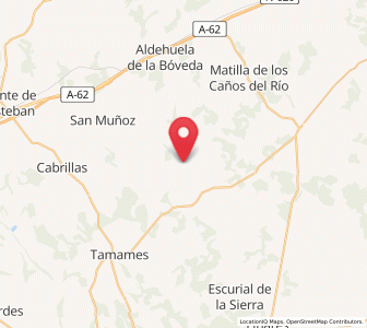 Map of Sanchón de la Sagrada, Castille and León