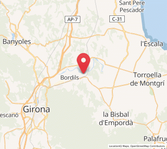 Map of Sant Joan de Mollet, Catalonia