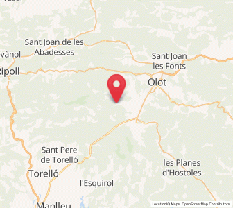 Map of Sant Privat d'en Bas, Catalonia