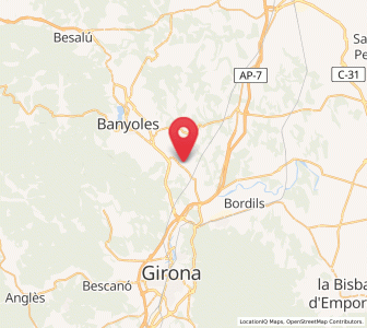 Map of Santa Leocadia del Terri, Catalonia