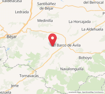 Map of Santa Lucía de la Sierra, Castille and León