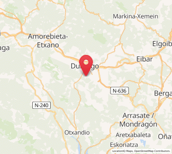 Map of Santi Kurutz, Basque Country
