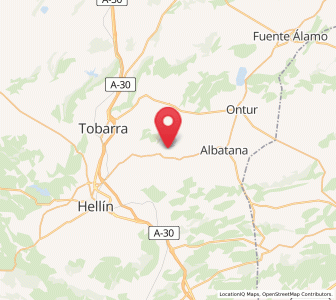 Map of Santiago de Mora, Castille-La Mancha