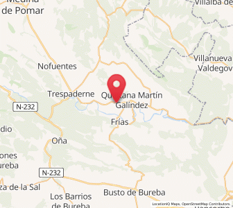 Map of Santocildes, Castille and León