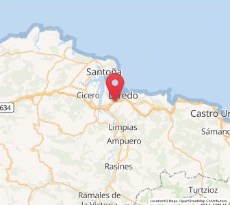 Map of Santolaja, Cantabria