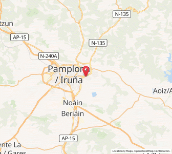 Map of Sarriguren, Navarre
