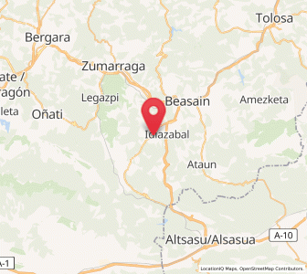 Map of Segura, Basque Country