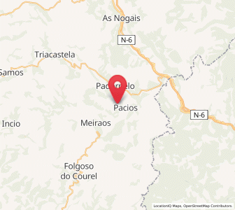 Map of Seixo, Galicia