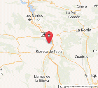 Map of Selga de Ordás, Castille and León