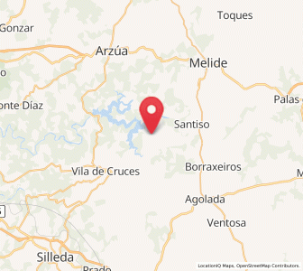 Map of Sesto, Galicia