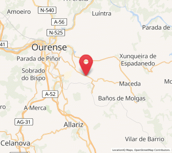 Map of Siabal, Galicia
