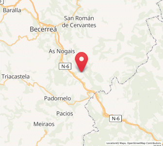 Map of Sierra, Galicia