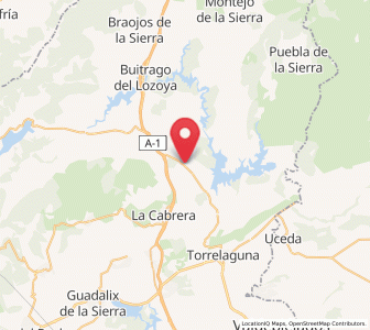 Map of Sieteiglesias, Madrid