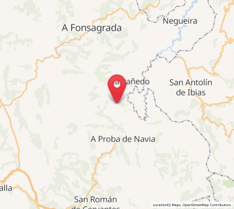 Map of Signada, Galicia