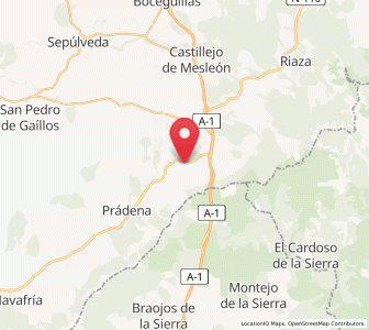 Map of Siguero, Castille and León