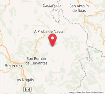 Map of Silvouta, Galicia