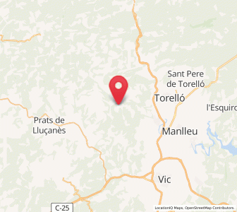 Map of Sobremunt, Catalonia