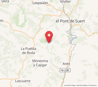 Map of Soperuny, Aragon