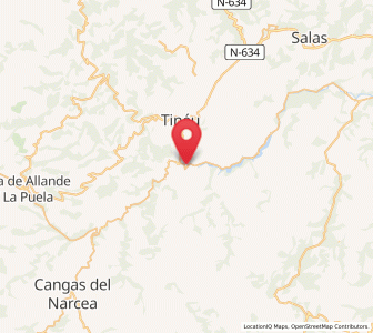 Map of Soto de la Barca, Asturias