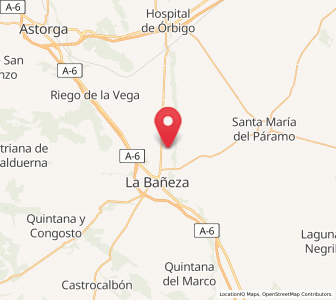 Map of Soto de la Vega, Castille and León