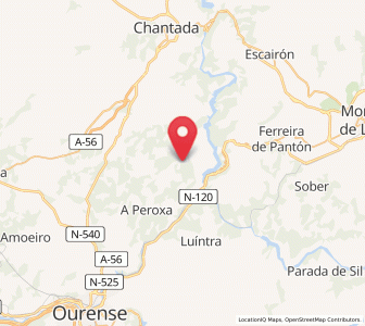 Map of Souto, Galicia