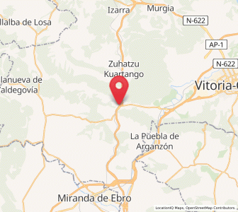 Map of Subijana Morillas, Basque Country