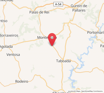 Map of Sucastro, Galicia