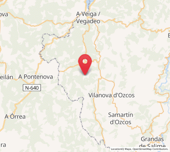 Map of Teijo, Asturias