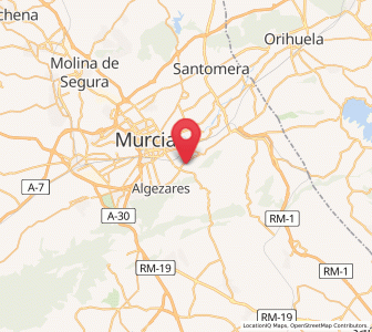 Map of Tiñosa Baja, Murcia