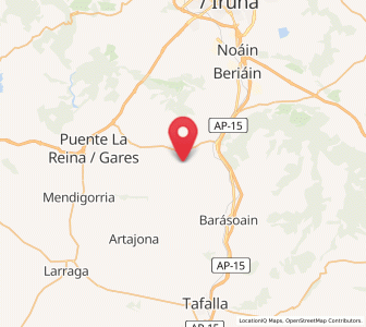 Map of Tirapu, Navarre