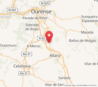 Map of Torán, Galicia