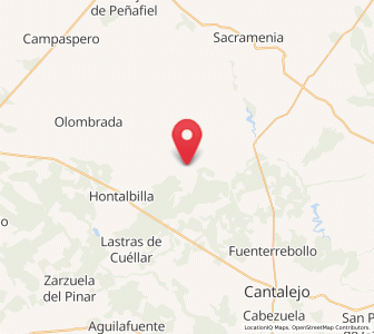Map of Torrecilla del Pinar, Castille and León