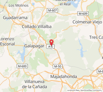 Map of Torrelodones, Madrid