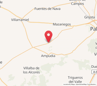 Map of Torremormojón, Castille and León