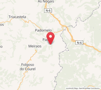 Map of Trabazas, Galicia