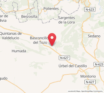 Map of Trashaedo, Castille and León