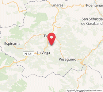 Map of Tudes, Cantabria