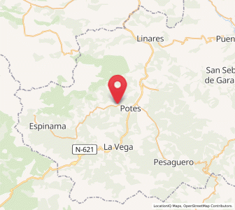 Map of Turieno, Cantabria