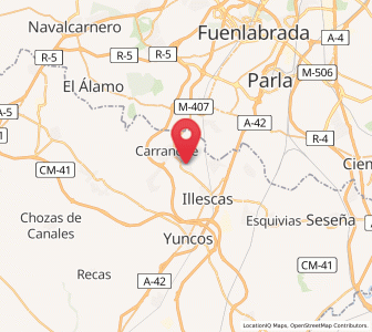 Map of Ugena, Castille-La Mancha