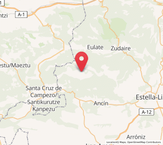 Map of Ulibarri, Navarre