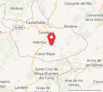 Map of Val de la Sabina, Valencia