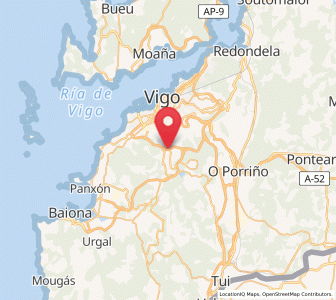 Map of Valadares, Galicia