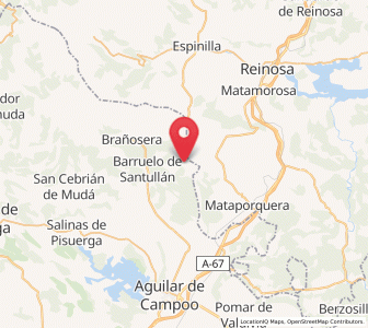 Map of Valberzoso, Castille and León