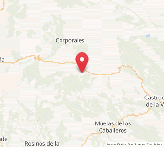Map of Valdavido, Castille and León